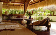 Indoor seating area